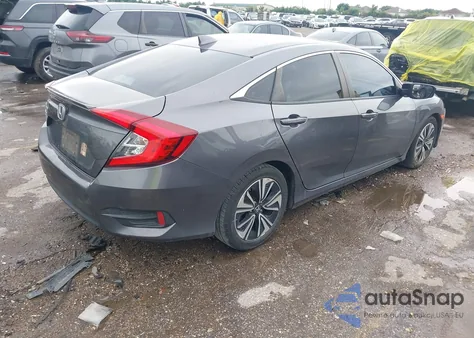 2017 Honda Civic Ex-T из США, поврежденный, VIN 19XFC1F35HE014312